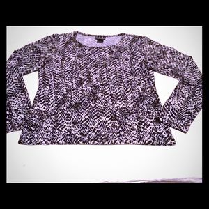 Rafalla long sleeve multicolored print shirt